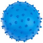 Мячик массажный, матовый пластизоль d=10 см, 22 г, цвета МИКС - фото 559855