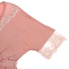 Комплект женский (сорочка, халат) 027К цвет розовый, р-р 44 вискоза - Фото 4