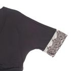 Комплект женский (сорочка, халат) 027К цвет чёрный, р-р 48 вискоза - Фото 4