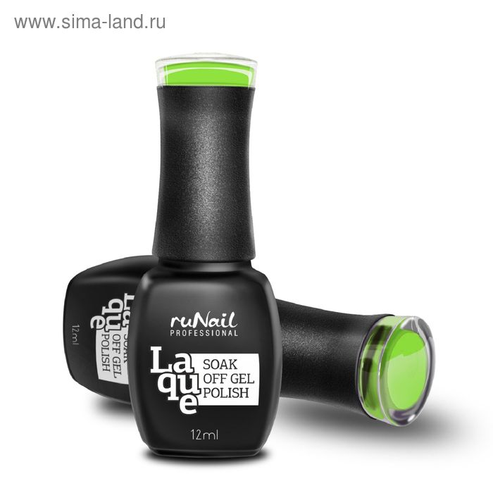 Гель-лак RuNail Laque «Кислое яблоко», 12 мл - Фото 1