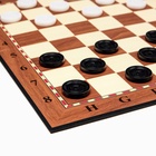 Шашки игра настольная, с доской 33×33 см, d=2.5 см - Фото 2