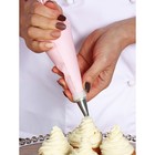 Кондитерский мешок Доляна «Алирио», 35×21 см, розовый - Фото 3