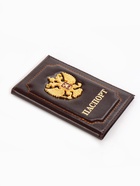 Обложка для паспорта, цвет коричневый - Фото 4