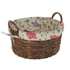 Корзина для хранения плетёная Доляна «Герань», 25×24×17 см - Фото 4