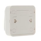 Выключатель Smartbuy «Юпитер», 10 А, 1 клавиша, наружный, белый - Фото 2