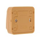 Выключатель Smartbuy "Юпитер", 10 А, 1 клавиша, наружный, цвет светлое дерево - Фото 2
