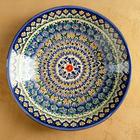 Ляган Риштанская Керамика "Узоры", 33 см, синий, глубокий - Фото 6