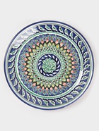 Ляган узбекский Риштанская Керамика «Орнамент», d=36 см, синий - Фото 1