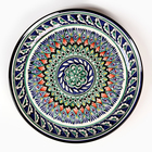 Ляган узбекский Риштанская Керамика «Орнамент», d=36 см, синий - Фото 4