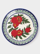 Ляган узбекский Риштанская Керамика «Гранаты», d=36 см, синий, красный - Фото 1