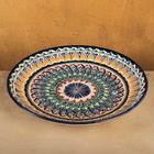 Ляган узбекский Риштанская Керамика «Узоры», d=31 см, разноцветный - Фото 1