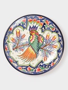 Ляган узбекский Риштанская Керамика «Жар-птица», d=32 см, синий - Фото 1