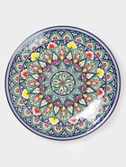 Ляган узбекский Риштанская Керамика, d=43 см, цветной орнамент - Фото 1