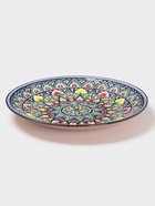 Ляган узбекский Риштанская Керамика, d=43 см, цветной орнамент - Фото 2