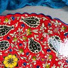 Ляган Риштанская Керамика "Цветы", 42 см, овальный, рифлёный - фото 4570026