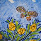 Ляган «Бабочки на жёлтых цветах» в форме листка, 41 см - Фото 5