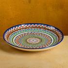 Ляган узбекский Риштанская Керамика «Узор», d=31 см, синий - Фото 1