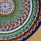 Ляган узбекский Риштанская Керамика «Узор», d=31 см, синий - Фото 3