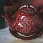 Набор чайный Риштанская Керамика "Узоры", 9 предметов, (чайник 0.8 л, пиалы 0.3 л) - Фото 14