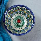 Набор чайный Шафран «Риштанская керамика», 9 предметов: чайник 800 мл, пиалы 6 шт. 200 мл, ляган, блюдце, разноцветный - Фото 12