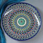 Набор чайный Шафран «Риштанская керамика», 9 предметов: чайник 800 мл, пиалы 6 шт. 200 мл, ляган, блюдце, разноцветный - Фото 10