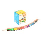 Шнуровка "Паровозик с цифрами", 12 деталей - Фото 1