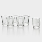 Стопки «Ода», 50 мл, набор 6 шт., стекло, прозрачный - Фото 2