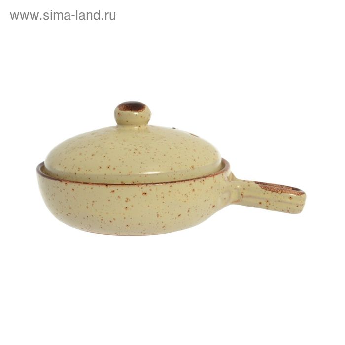 Кастрюля с одной ручкой «Рустико», 11 см, с крышкой - Фото 1