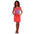 Платье женское Лера цвет коралловый, р-р 52 - Фото 1
