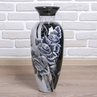 Ваза для цветов «Скарлет», 14×17×49 см, стекло - Фото 1