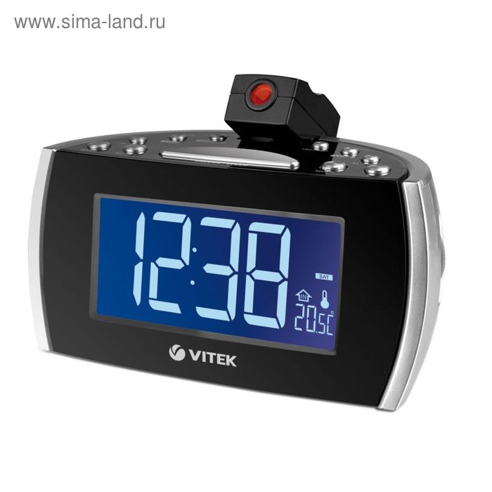 Радиобудильник Vitek VT-3505, FM, СВ, питание от сети - Фото 1