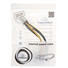Кабель-разветвитель питания Cablexpert CC-PSU-81, 2хMolex(m)-PCI-Express(8pin)(f), 0.15 м - Фото 2