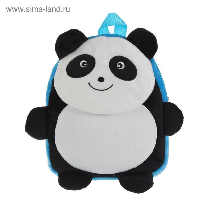 Мягкий рюкзак "Улыбчивая панда" цвета МИКС - Фото 1