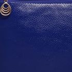 Клатч женский, отдел на молнии, длинный ремень, цвет синий - Фото 4