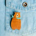 Открытка со значком «Мишка-обережка», 2,7 х 4,7 см - Фото 4