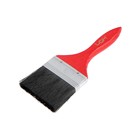 Кисть плоская ЛОМ, смешанная щетина, деревянная рукоятка, 3", 75 мм - Фото 3