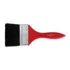 Кисть плоская ЛОМ, смешанная щетина, деревянная рукоятка, 3", 75 мм - Фото 4