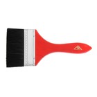 Кисть плоская ЛОМ, смешанная щетина, деревянная рукоятка, 4", 100 мм - Фото 4