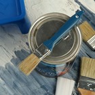 Кисть плоская ТУНДРА, смешанная щетина, пластиковая рукоятка, 1", 25 мм - Фото 6