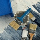 Кисть плоская ТУНДРА, смешанная щетина, пластиковая рукоятка, 2.5", 63 мм - Фото 6