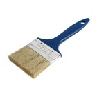 Кисть плоская ТУНДРА, смешанная щетина, пластиковая рукоятка, 3", 75 мм - Фото 3