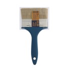 Кисть плоская ТУНДРА, смешанная щетина, пластиковая рукоятка, 4", 100 мм - Фото 5