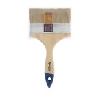 Кисть плоская ТУНДРА, натуральная щетина, деревянная рукоятка, 5", 125 мм - Фото 5