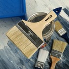 Кисть плоская ТУНДРА, натуральная щетина, деревянная рукоятка, 5", 125 мм - Фото 6