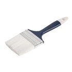 Кисть плоская ТУНДРА, искусственная щетина, пластиковая рукоятка, 3", 75 мм - Фото 3