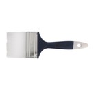 Кисть плоская ТУНДРА, искусственная щетина, пластиковая рукоятка, 3", 75 мм - Фото 4