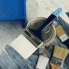 Кисть плоская ТУНДРА, искусственная щетина, пластиковая рукоятка, 3", 75 мм - Фото 6