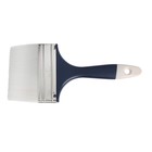 Кисть плоская ТУНДРА, искусственная щетина, пластиковая рукоятка, 4", 100 мм - Фото 4