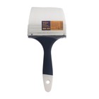 Кисть плоская ТУНДРА, искусственная щетина, пластиковая рукоятка, 4", 100 мм - Фото 5