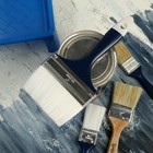 Кисть плоская ТУНДРА, искусственная щетина, пластиковая рукоятка, 4", 100 мм - Фото 6